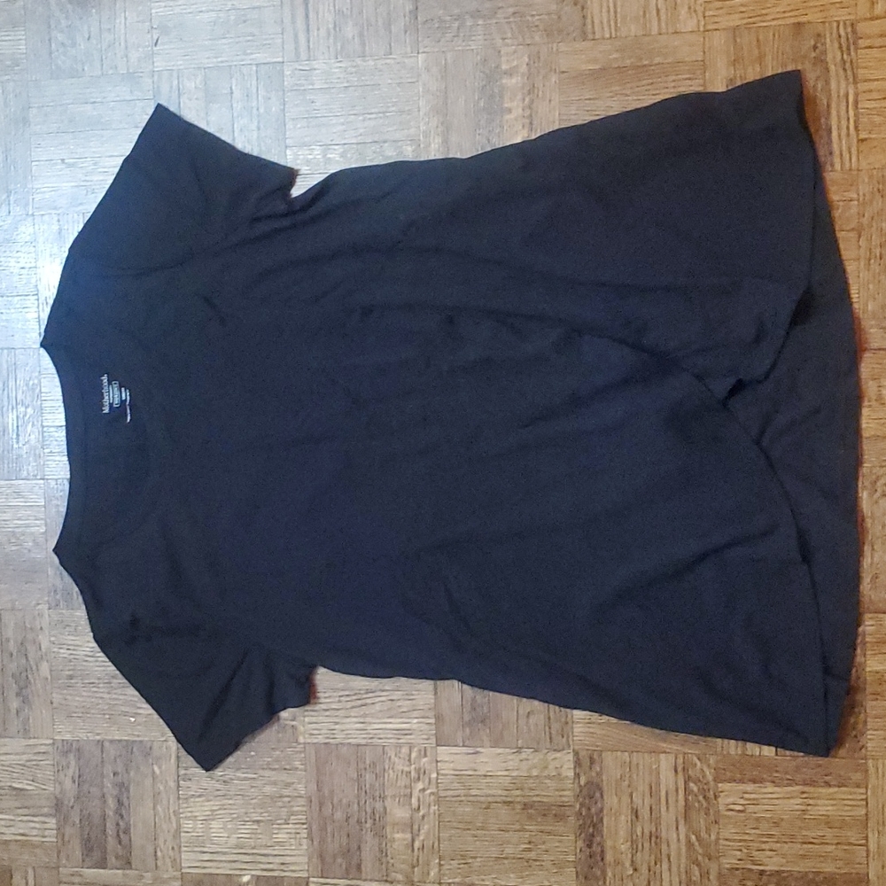 Motherhood Maternity Pull Over Open Front Nursing Tee